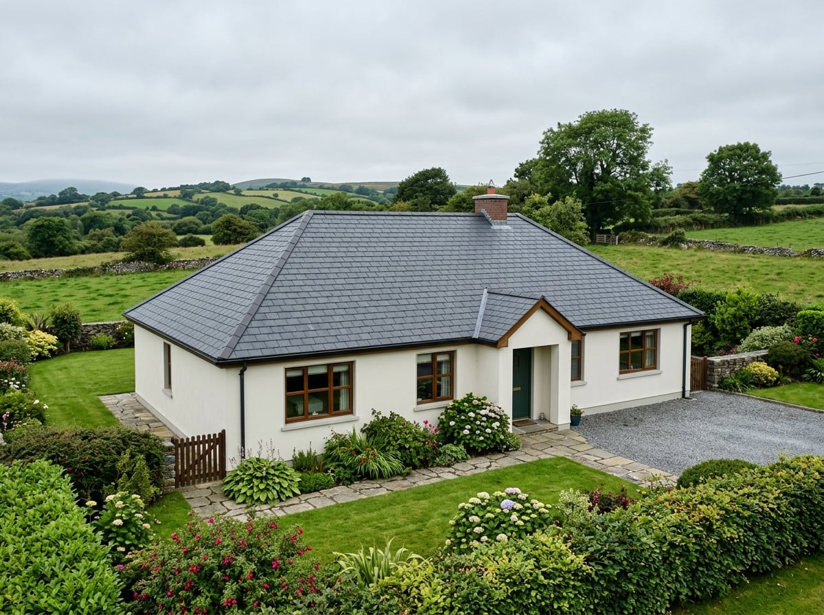 Resprayed Slate Roofs