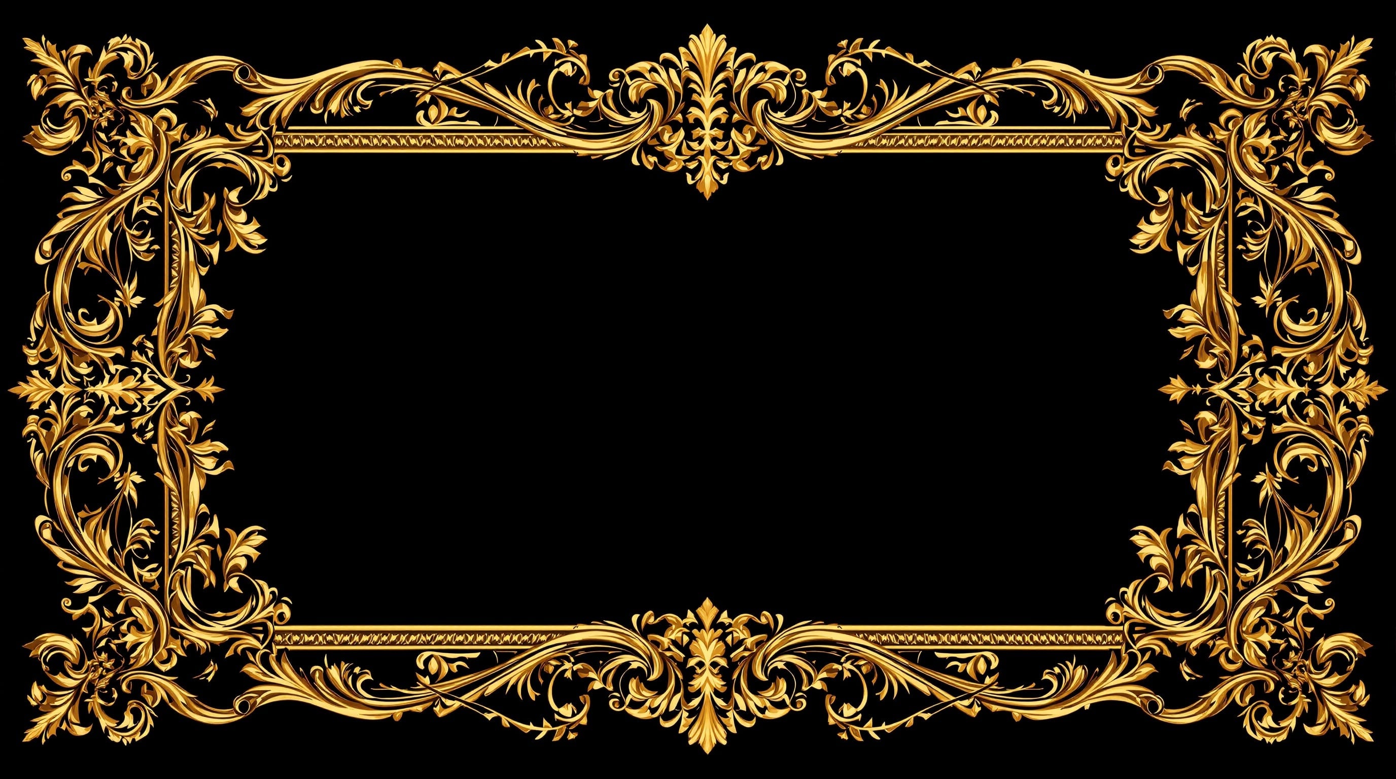 Ornate baroque pattern