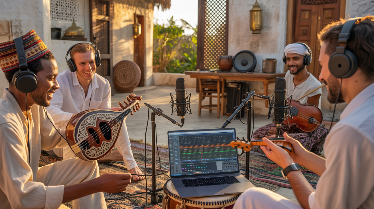 Taarab music sessions with digital music production