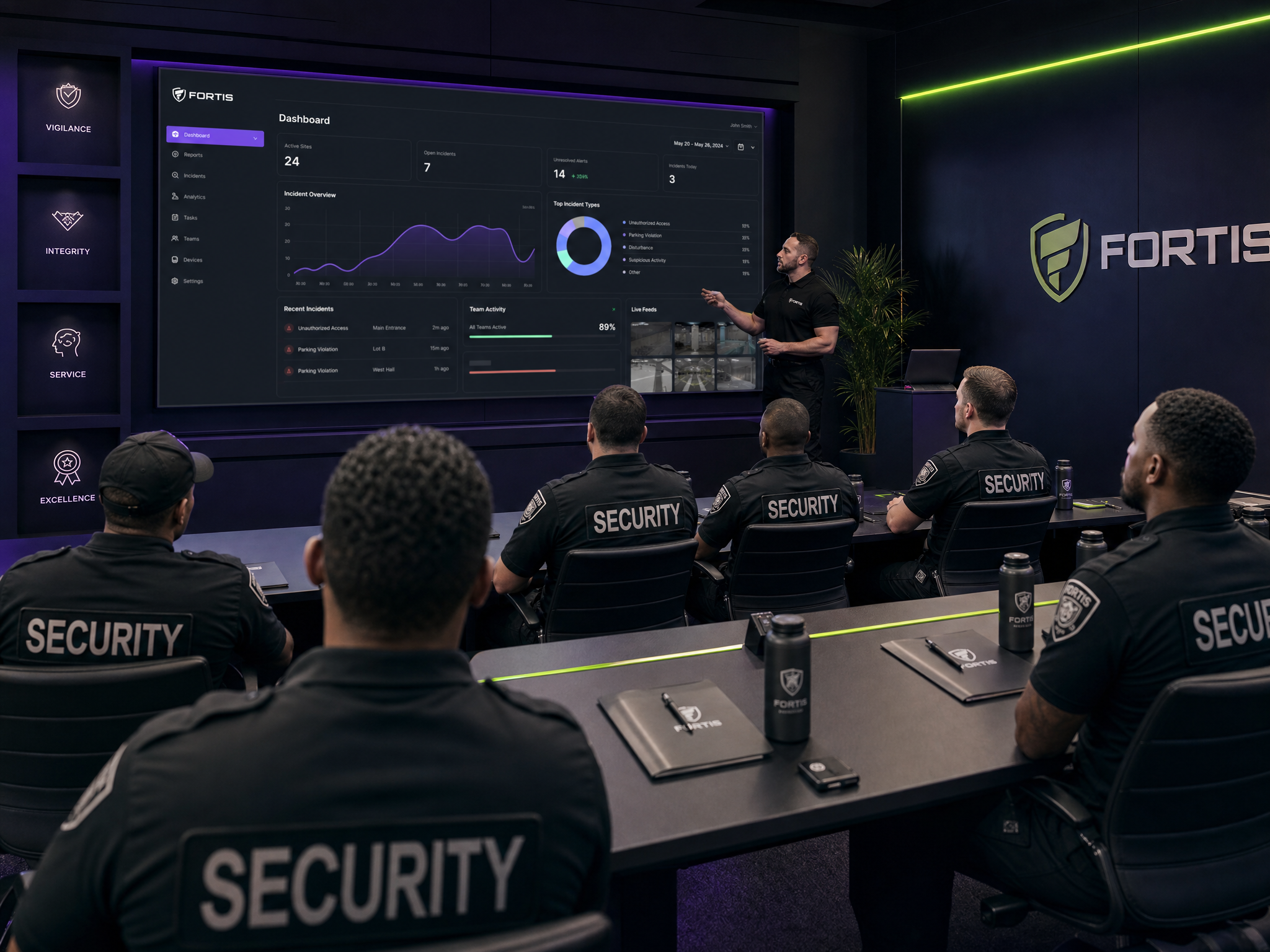 Capacitación de guardas de seguridad con la plataforma CrossCheck