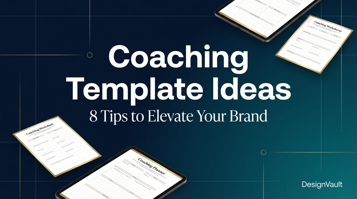 Coaching Template Ideas: 8 Tips to Elevate Your Brand