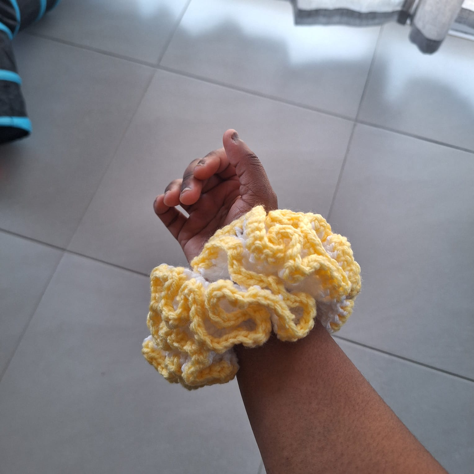 Floral Pattern Scrunchie