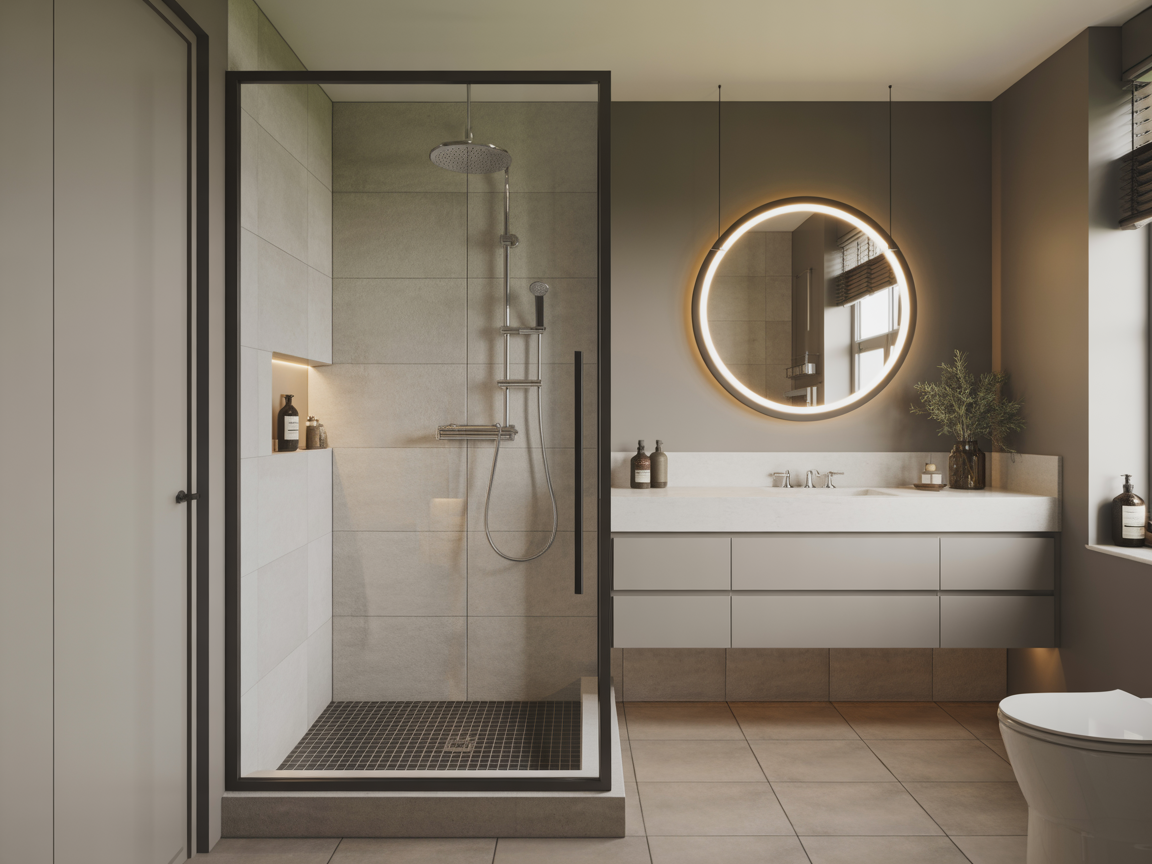 Stylish ensuite bathroom renovation Nottingham