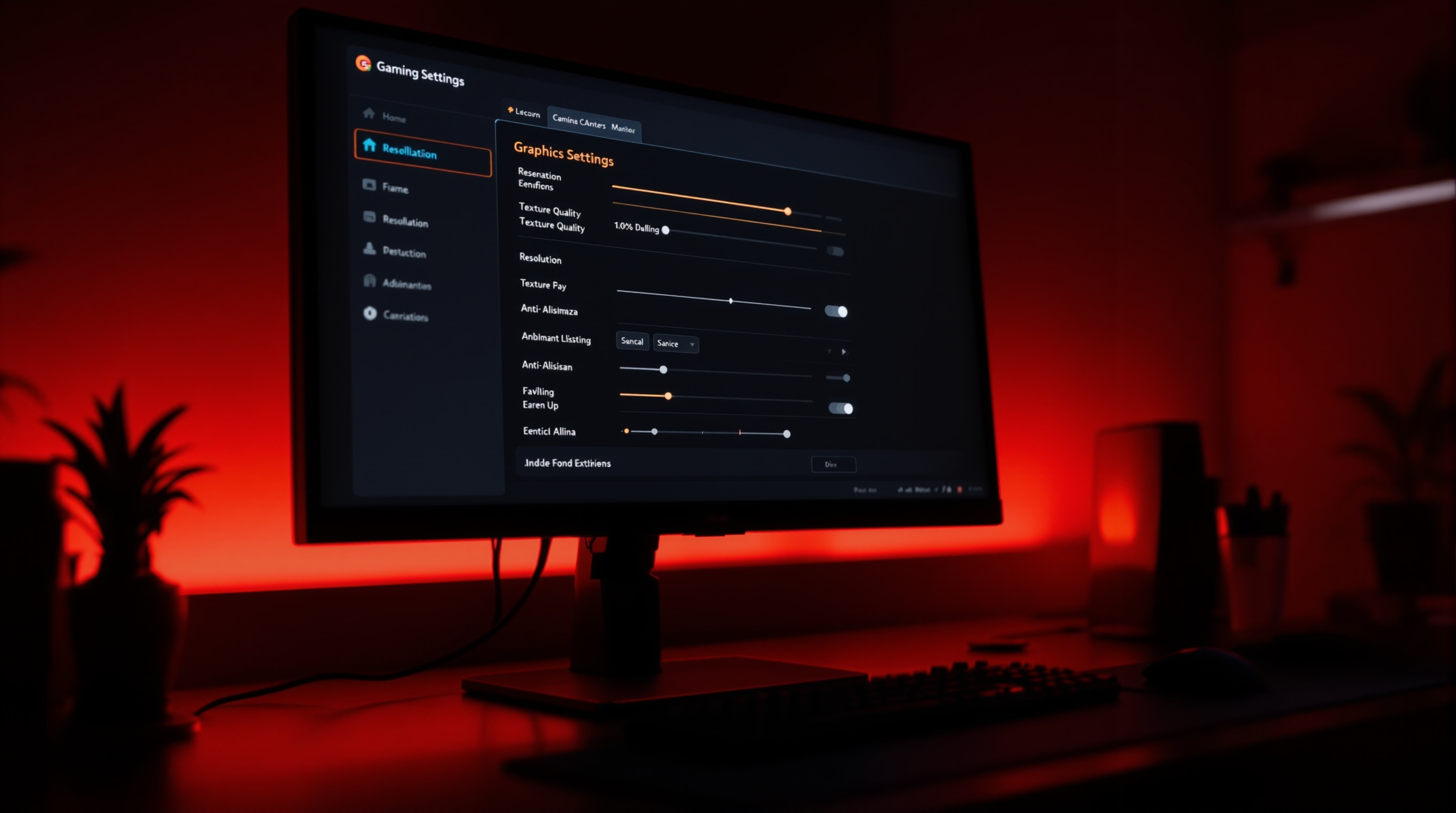 Graphics settings optimization