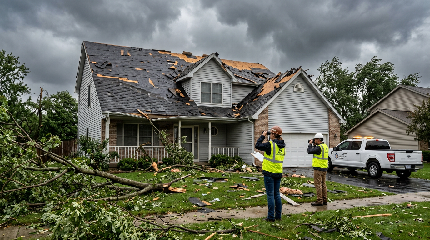 Storm & Wind Damage Restoration - TDN Restoration professional service