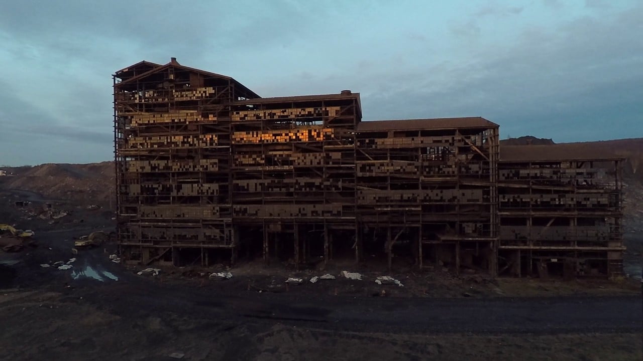 Historic anthracite coal breaker building