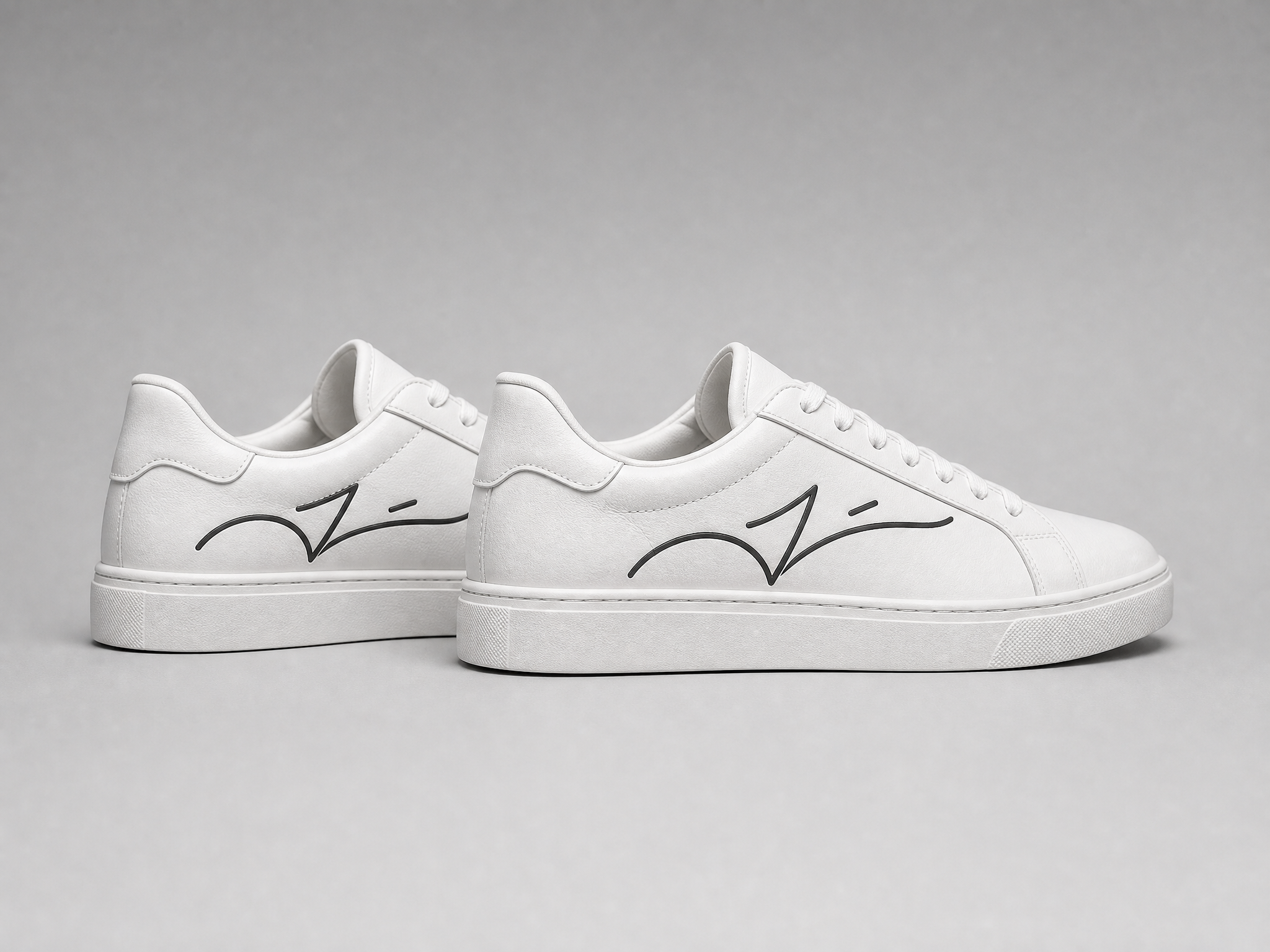 Signature White Sneakers