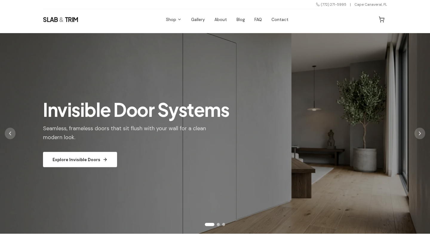Slab & Trim — Interior Doors & Millwork