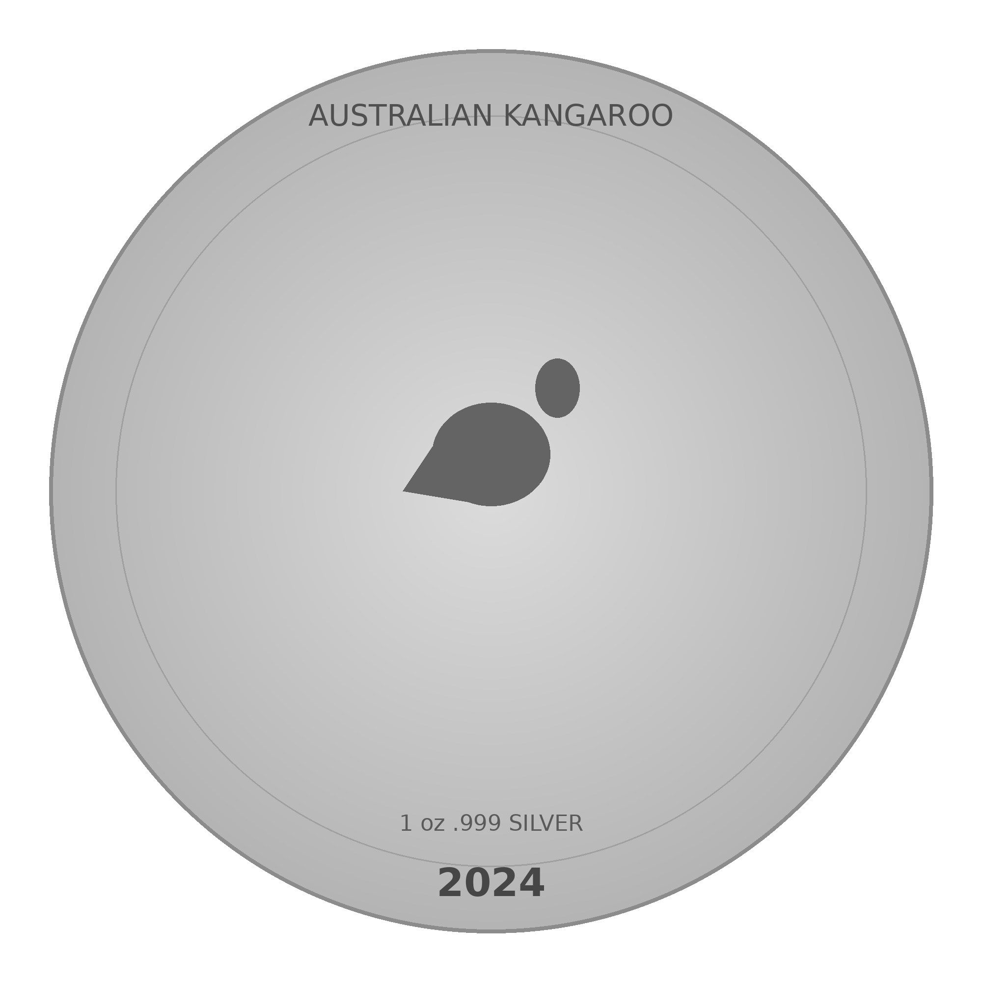 Perth Mint 1 oz Kangaroo 2024 Silver Coin