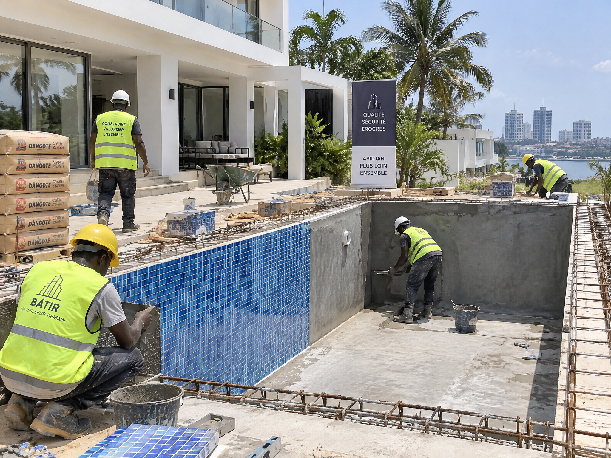 Construction de piscine