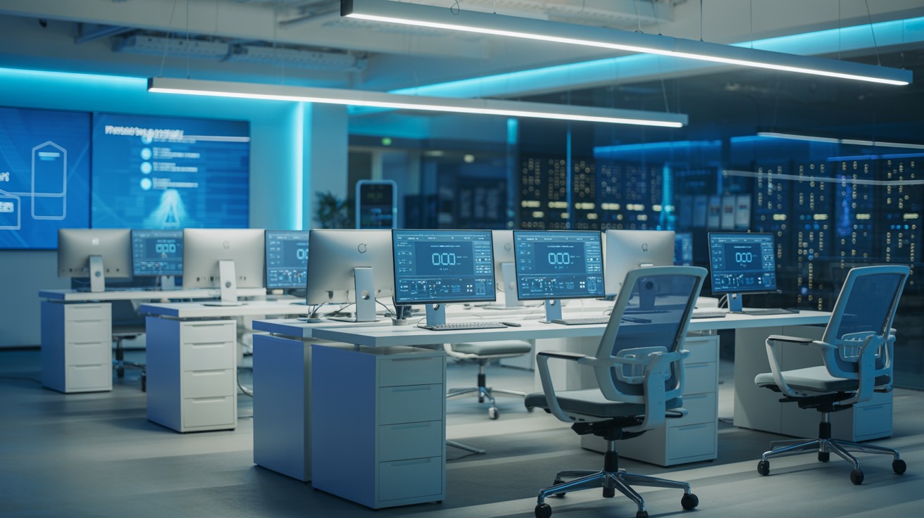 Modern IT workspace