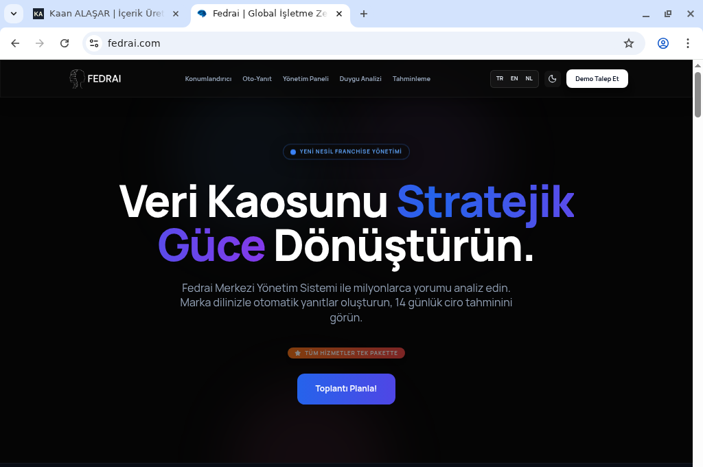 Fedrai - proje önizleme