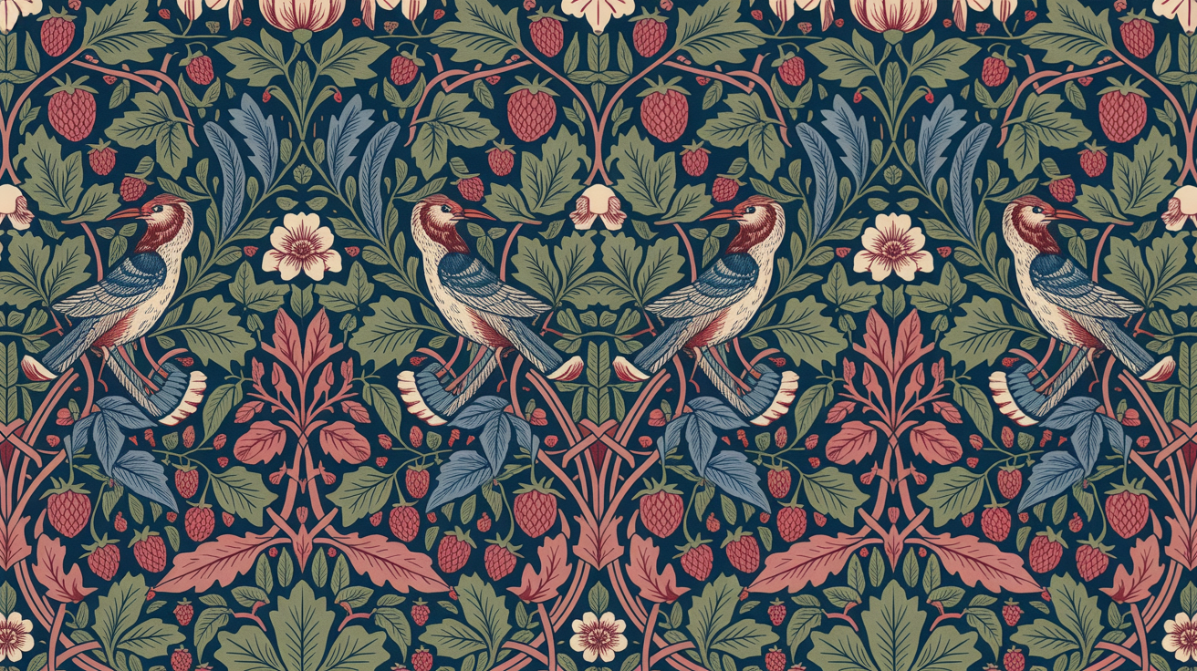 William Morris Birthday Celebration - Arts & Crafts Pattern
