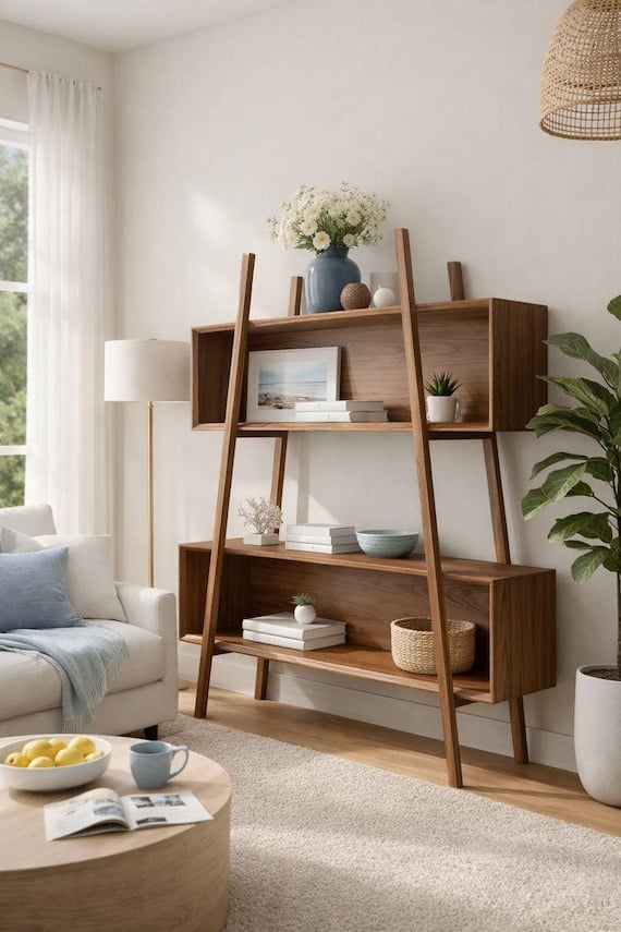The Lean Ladder Shelf
