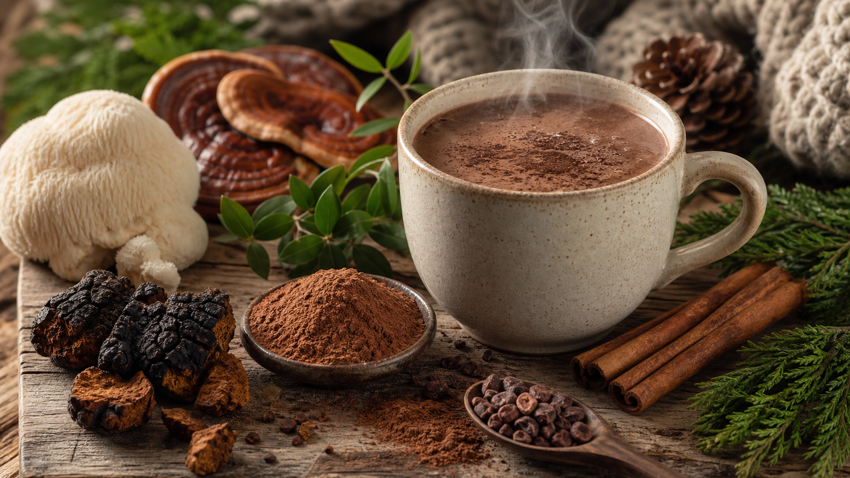 Adaptogenic Mushroom Hot Chocolate: A Winter Wellness Recipe