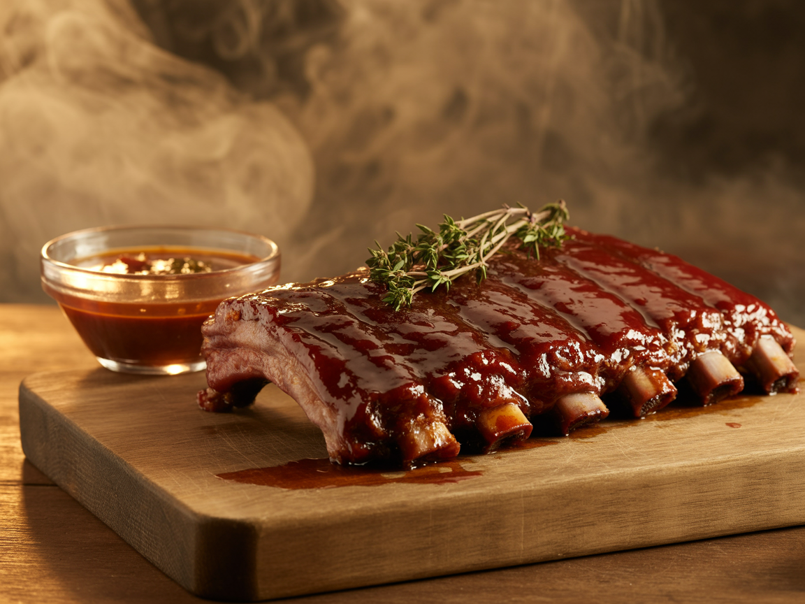 Slow-Cooked Cannabis BBQ Ribs
