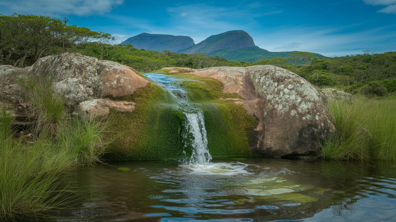 Fonte natural de água mineral