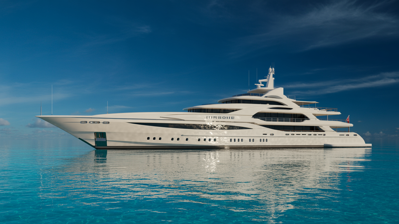 LADY LARA - LADY LARA anchored in turquoise waters