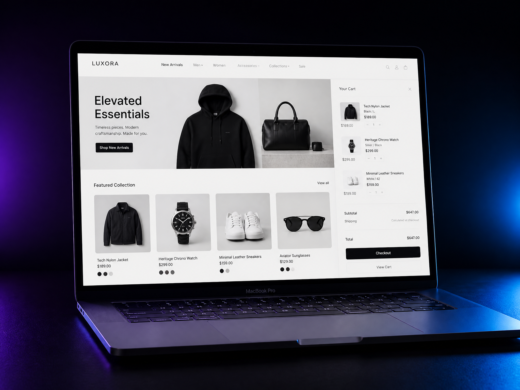 Online Store — professional website design by SiteWizard for retail businesses