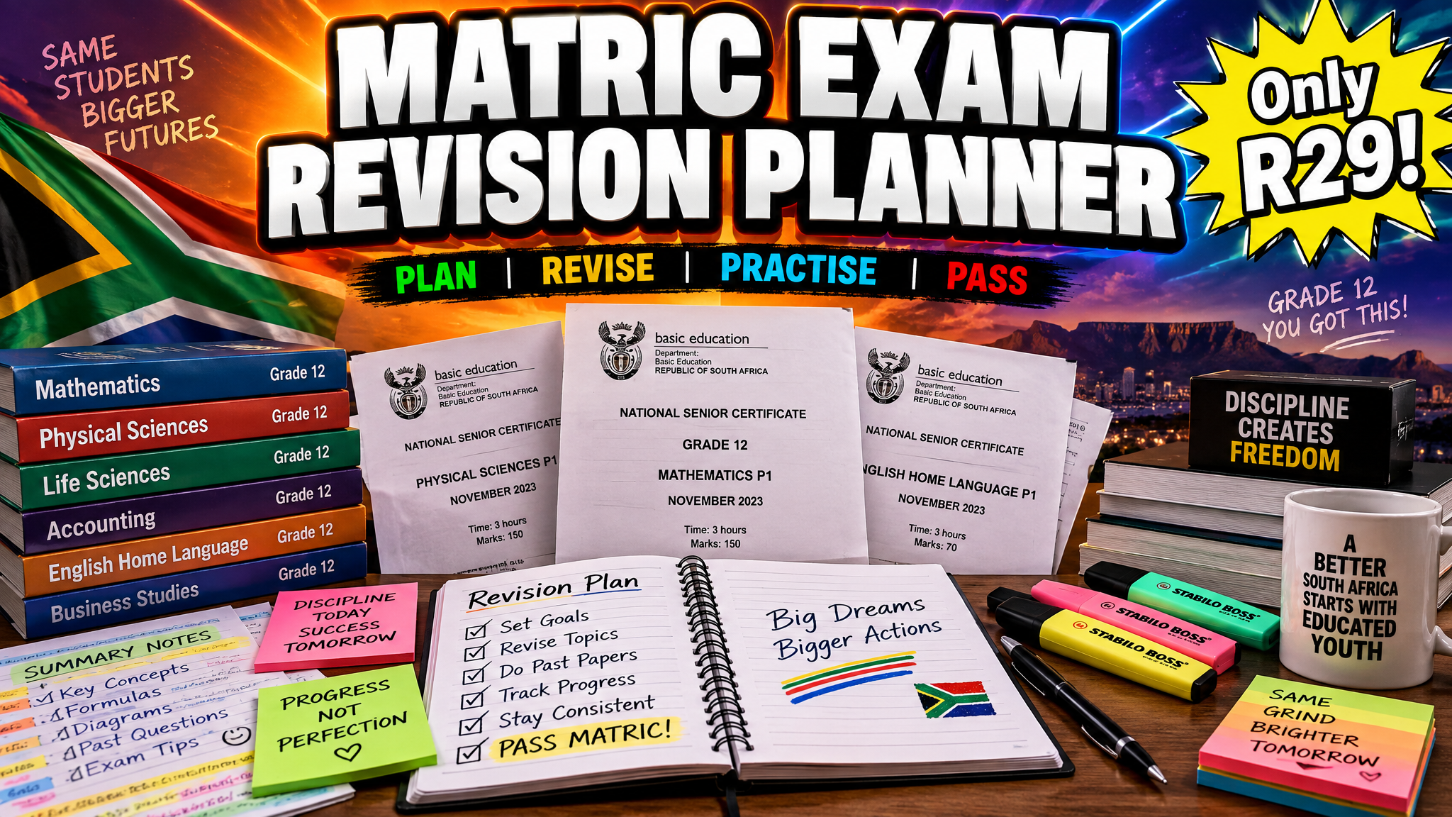 Matric Exam Revision Planner