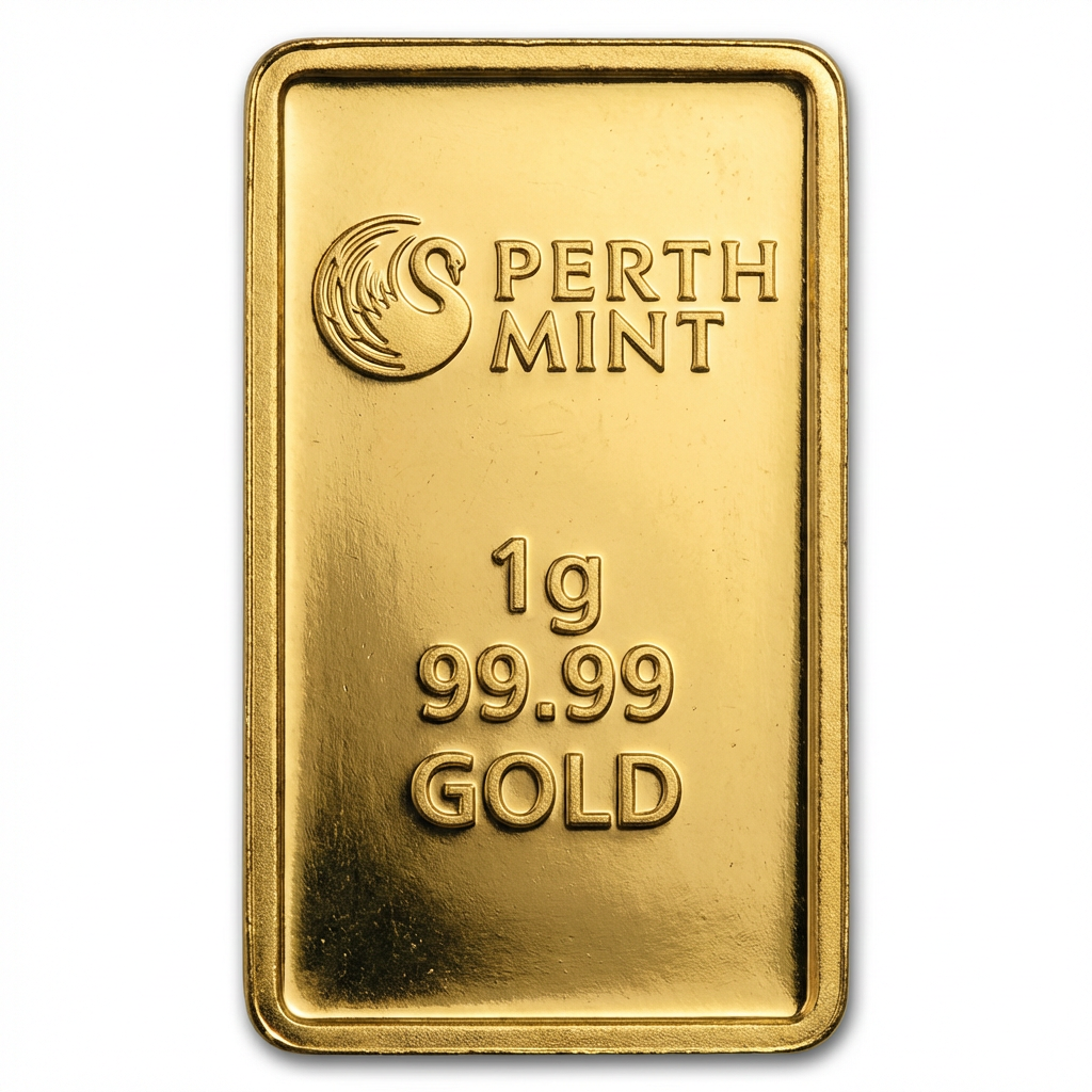 Perth Mint 1 Gram Gold Bar