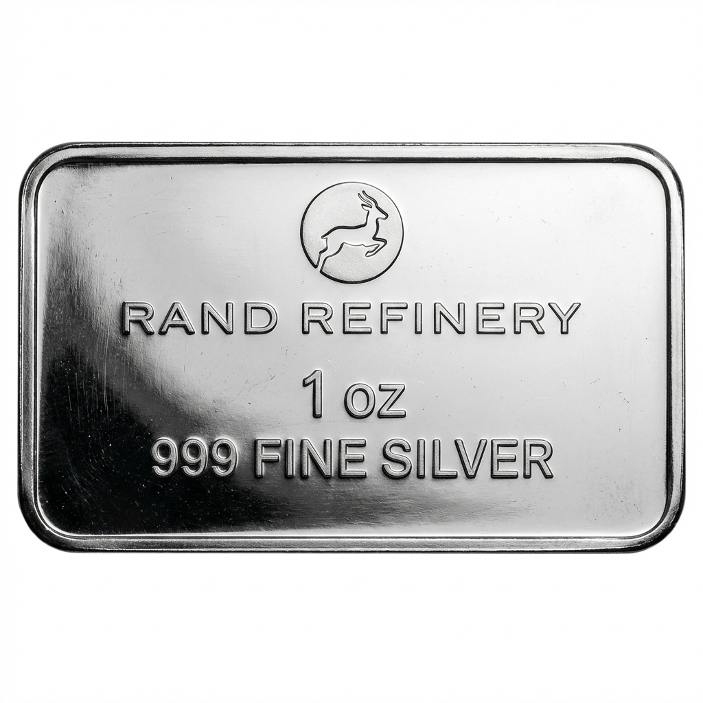 Rand Refinery 1 Ounce Silver Bar