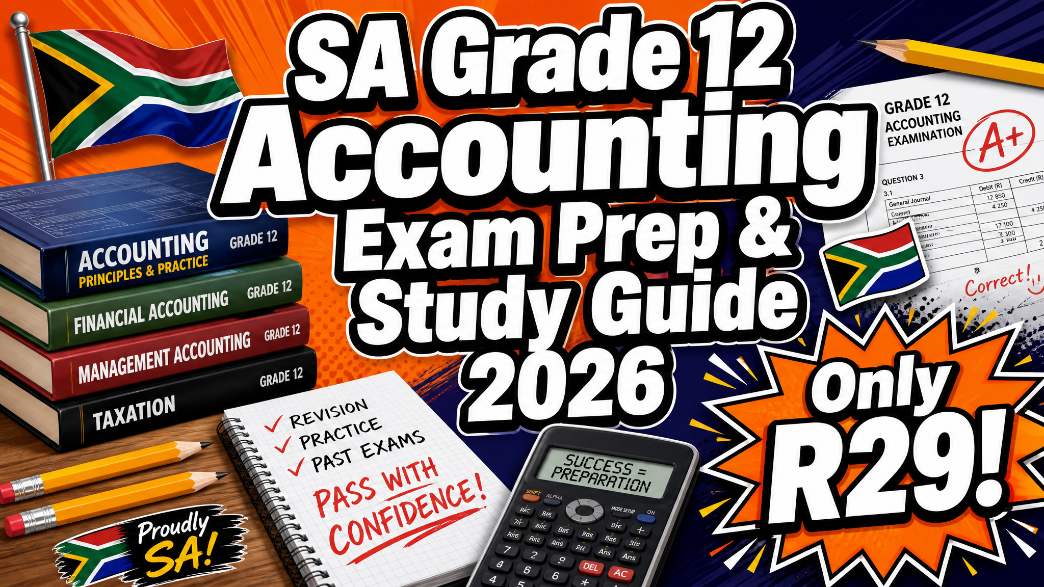 SA Grade 12 Accounting Exam Prep & Study Guide 2026