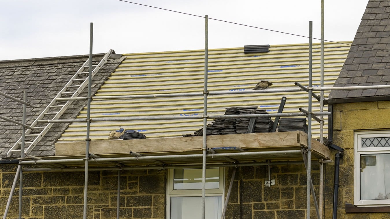 New Roof Installation work example 1