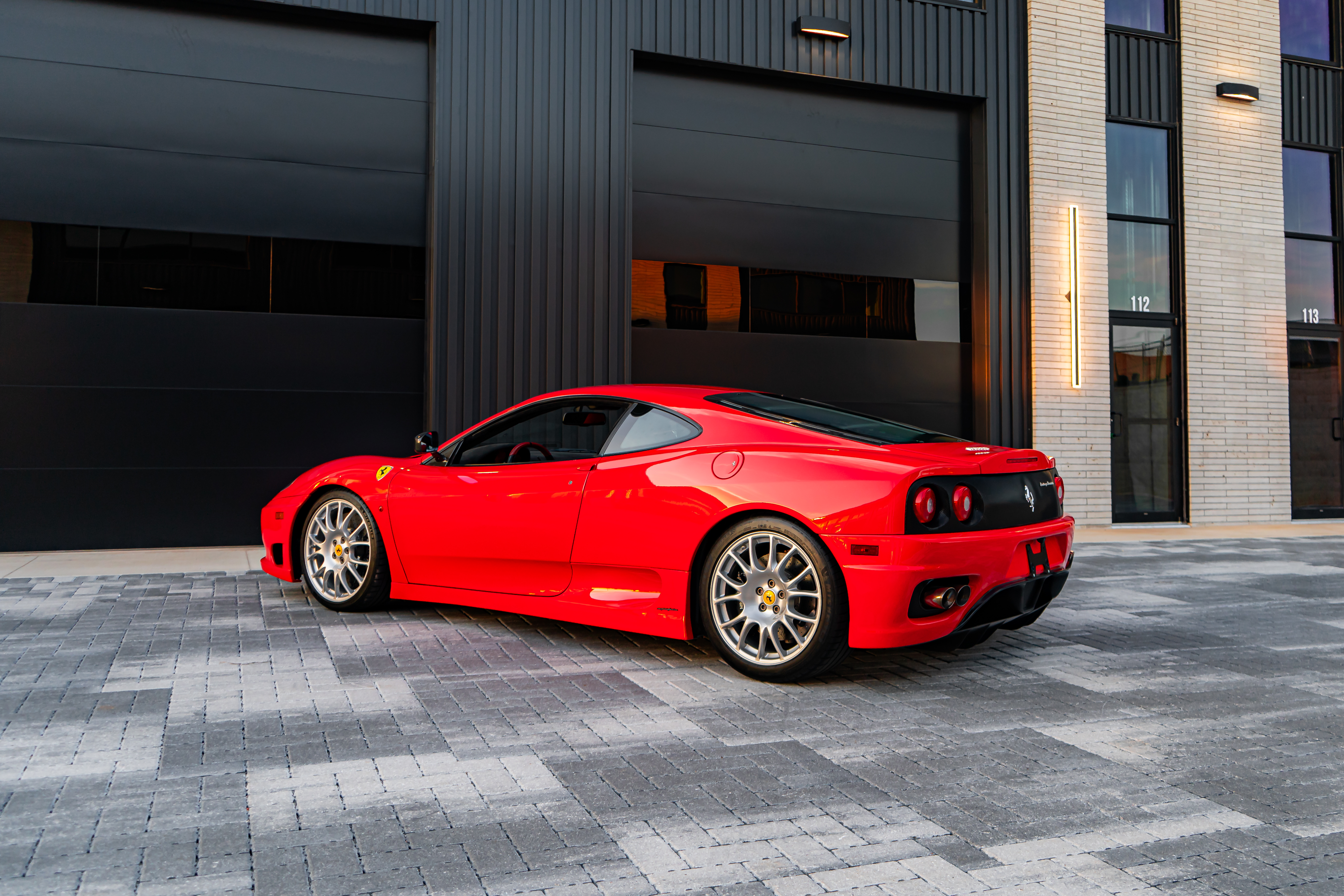 2004 Ferrari 360 Challenge Stradale rear three-quarter view