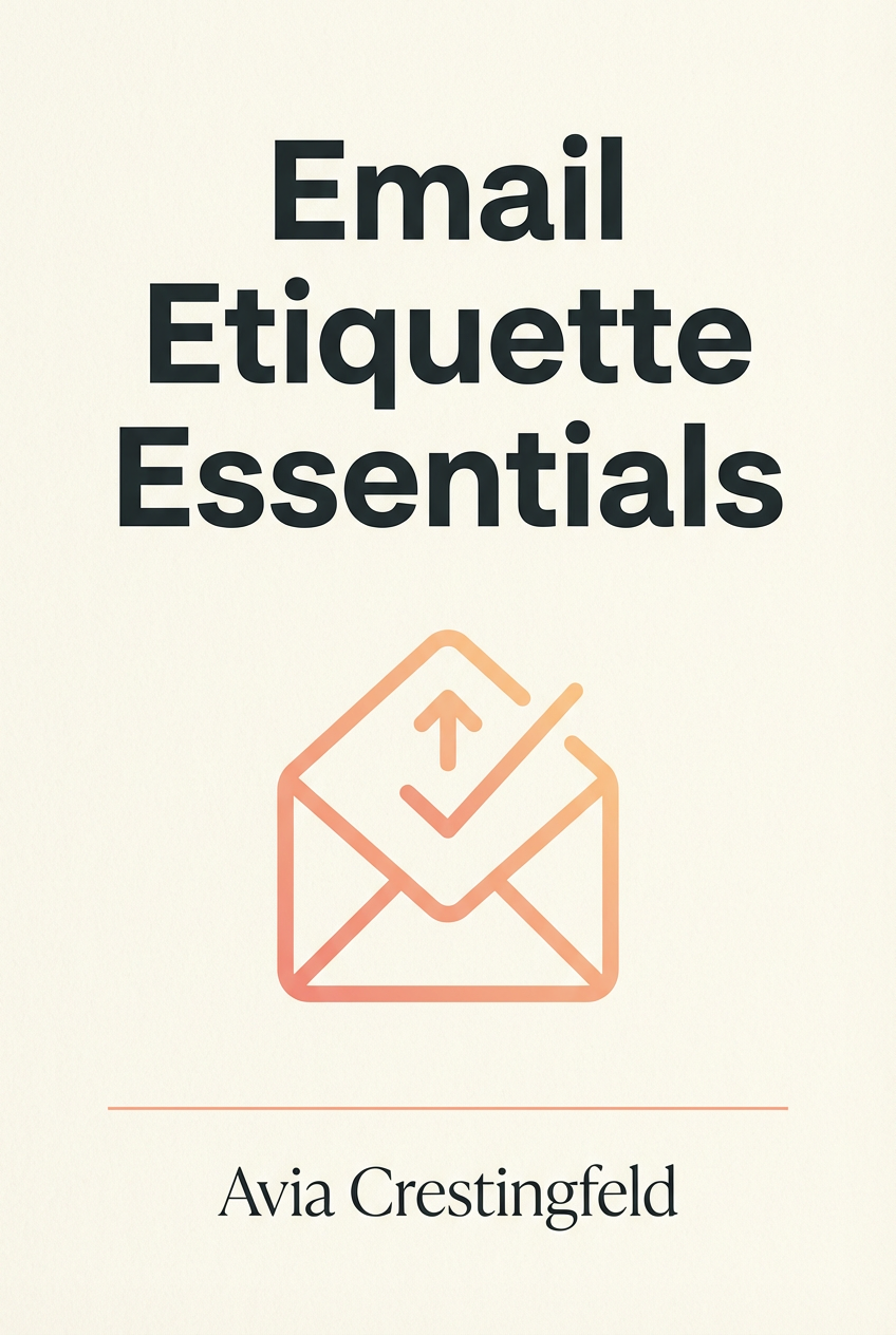 Email Etiquette Essentials by Avia Crestingfeld