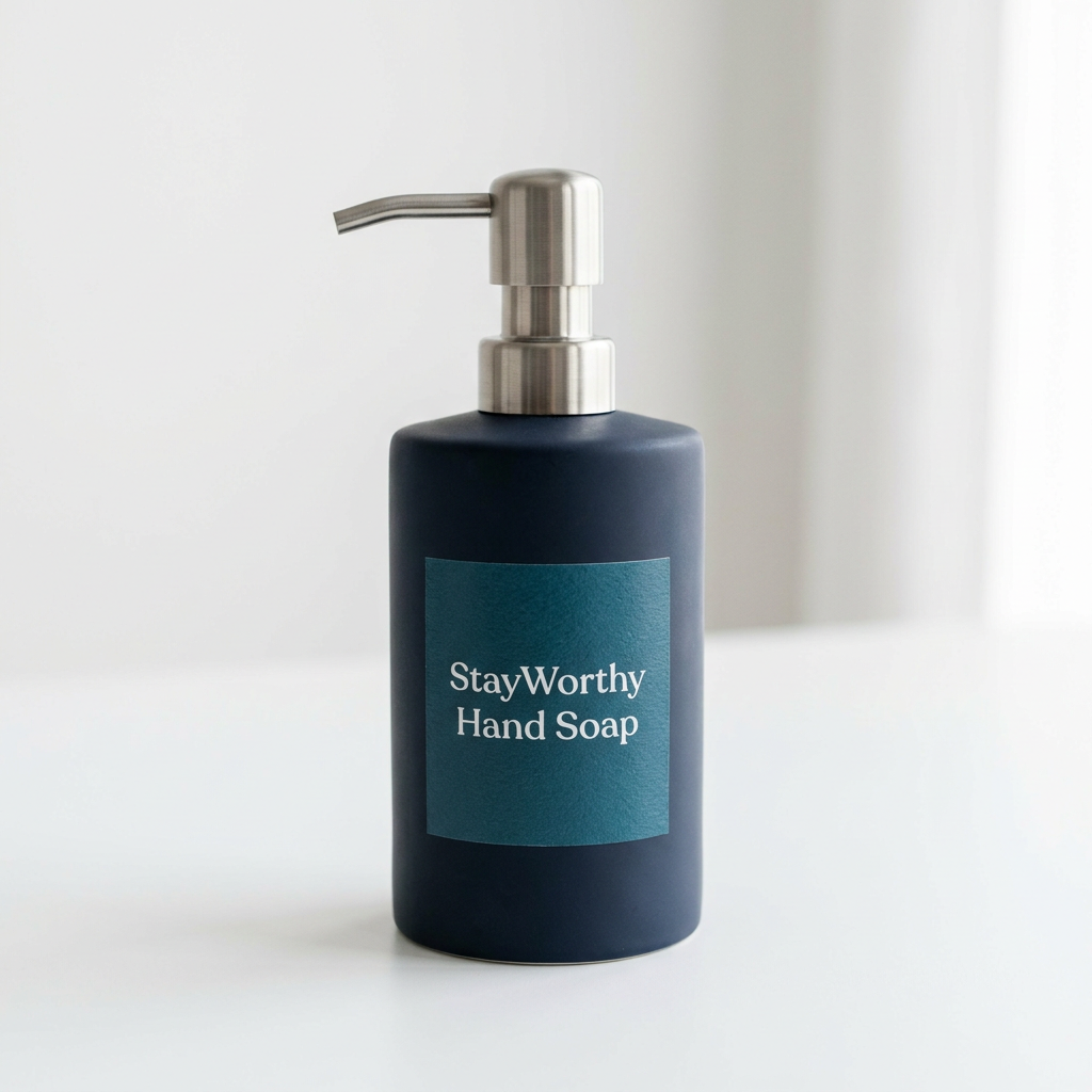 StayWorthy Hand Soap - premium amenity bottle