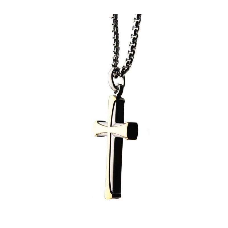 Black Cross Necklace