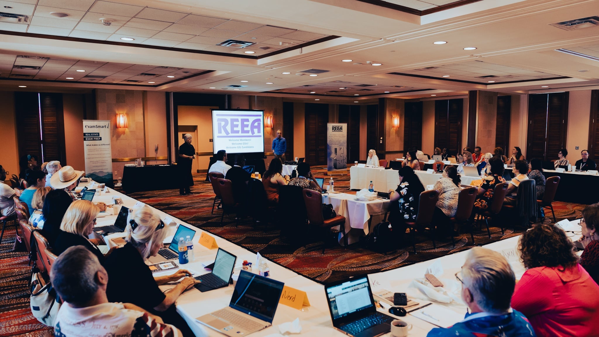 Diverse group learning about real estate investing