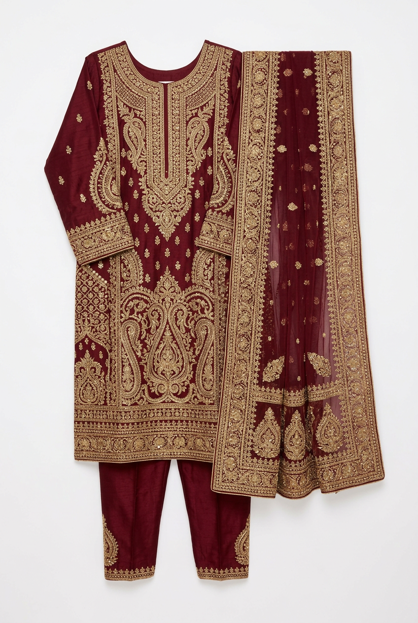 Bridal Maroon Royale