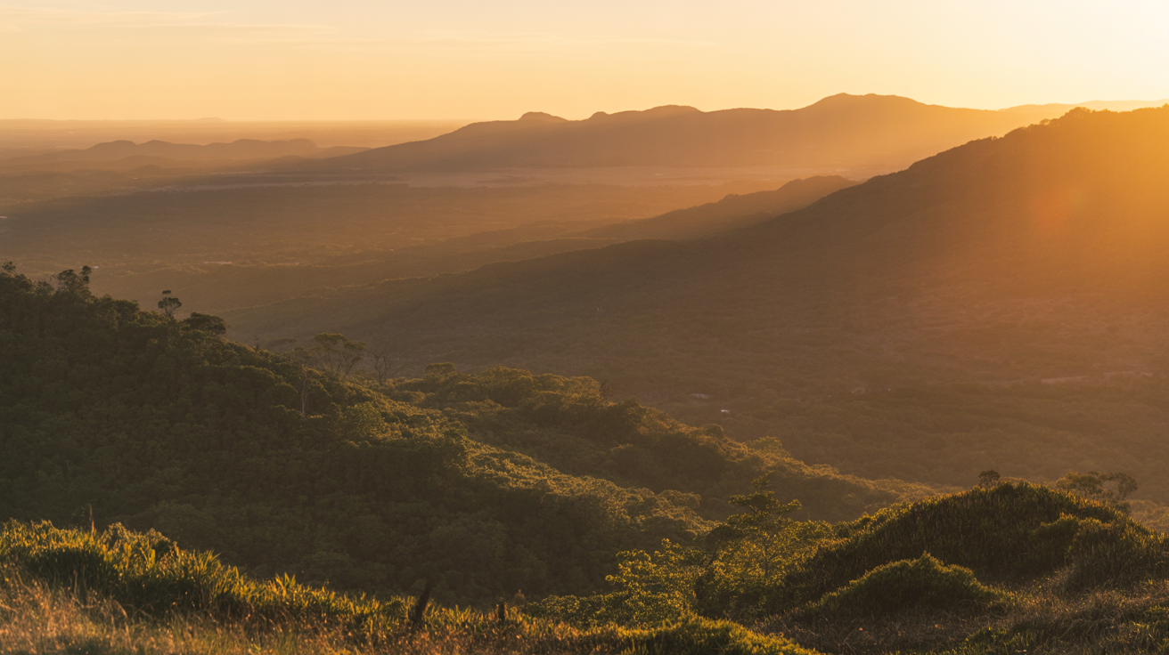 Coucher de soleil au Brésil
