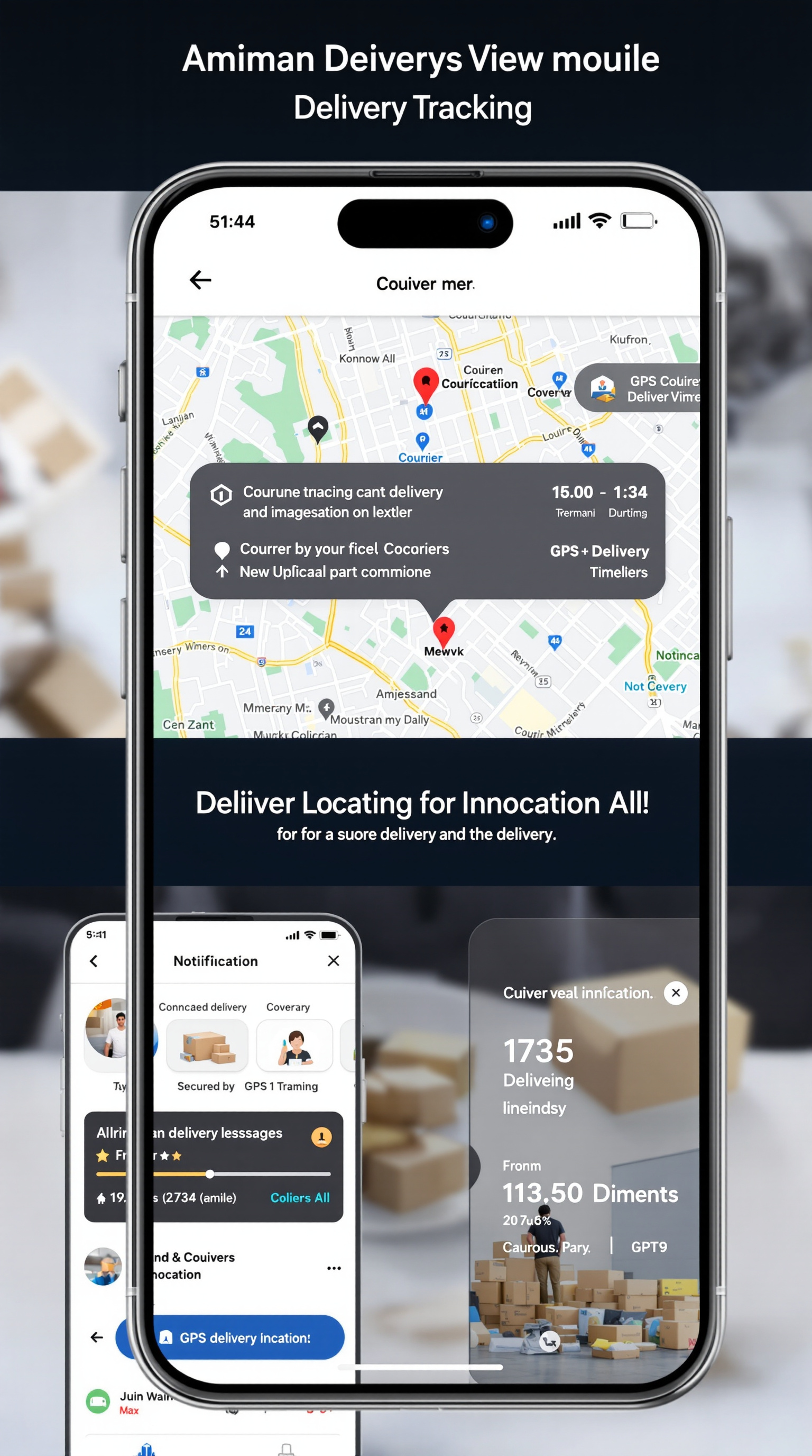 Курьерское приложение — Пешкарики скриншот приложения