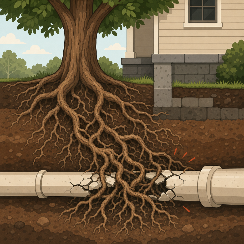 Invasive roots