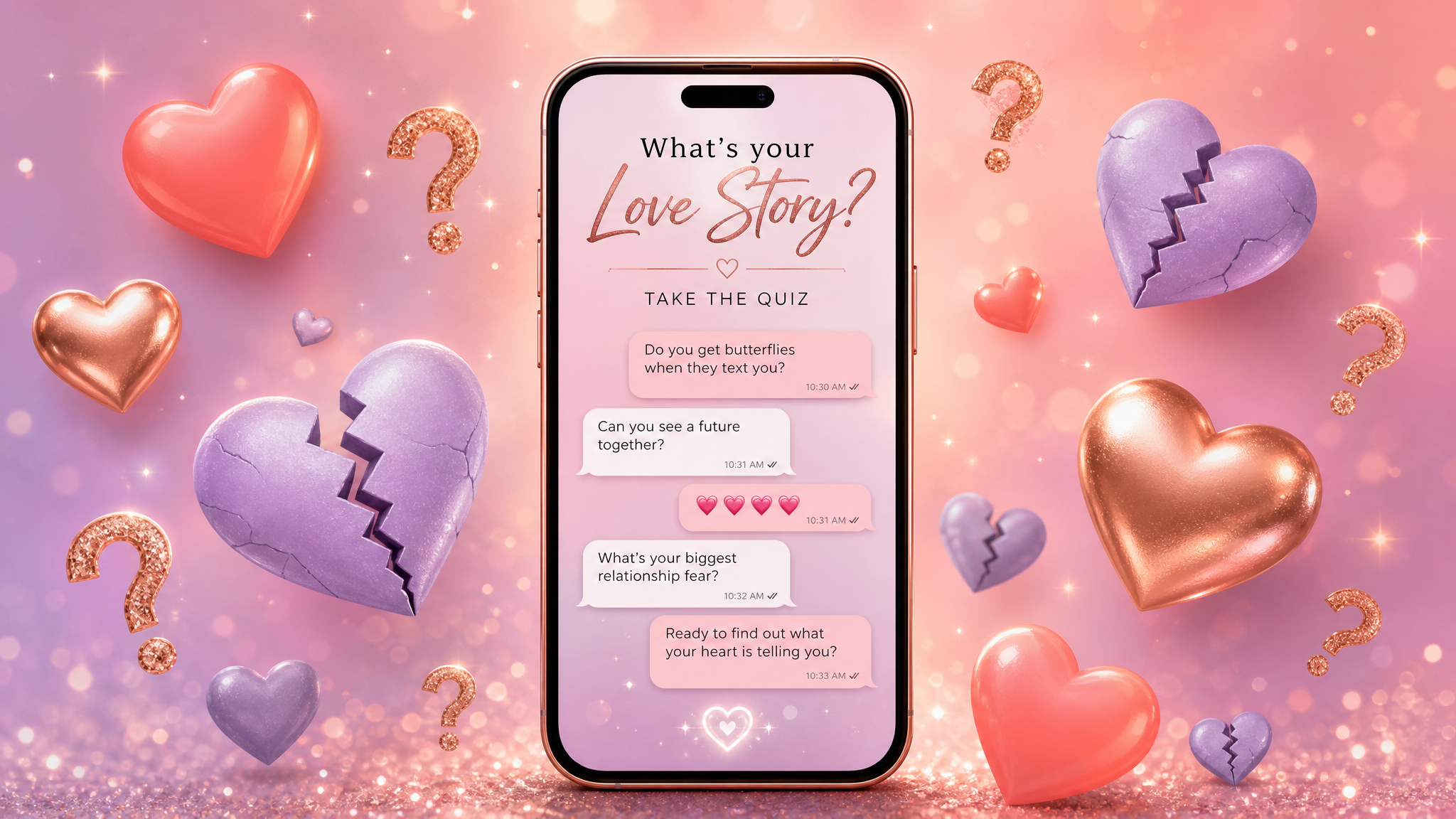 Does he love me quiz and text message analyzer hero image — Luke's Picks