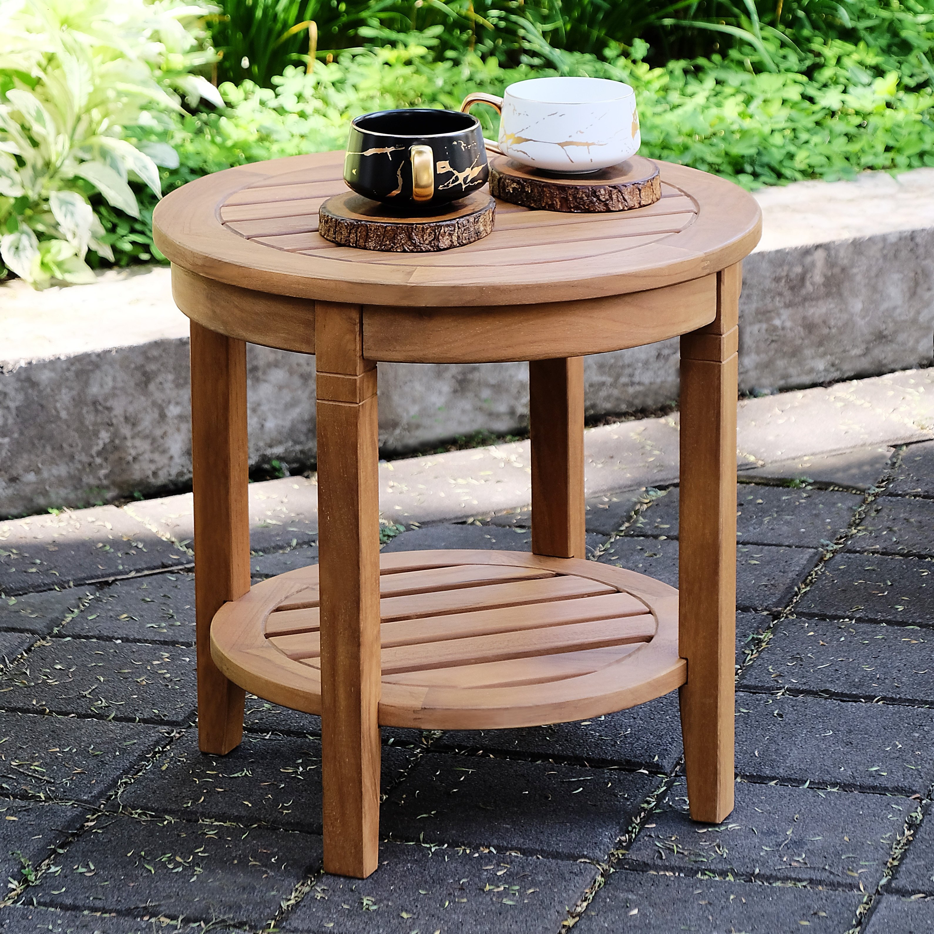 Malvern Square Teak Side Table