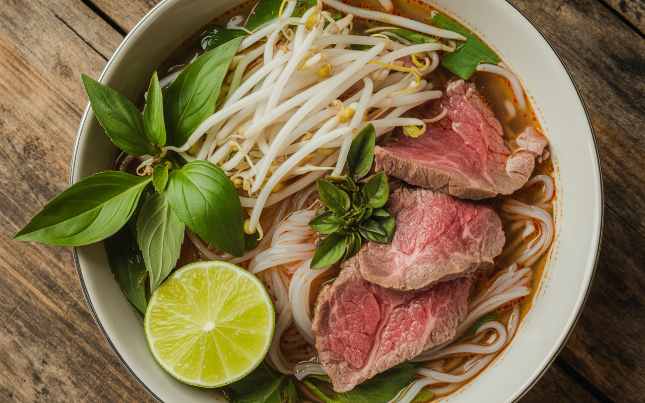 Phở with Cannabis-Infused Broth