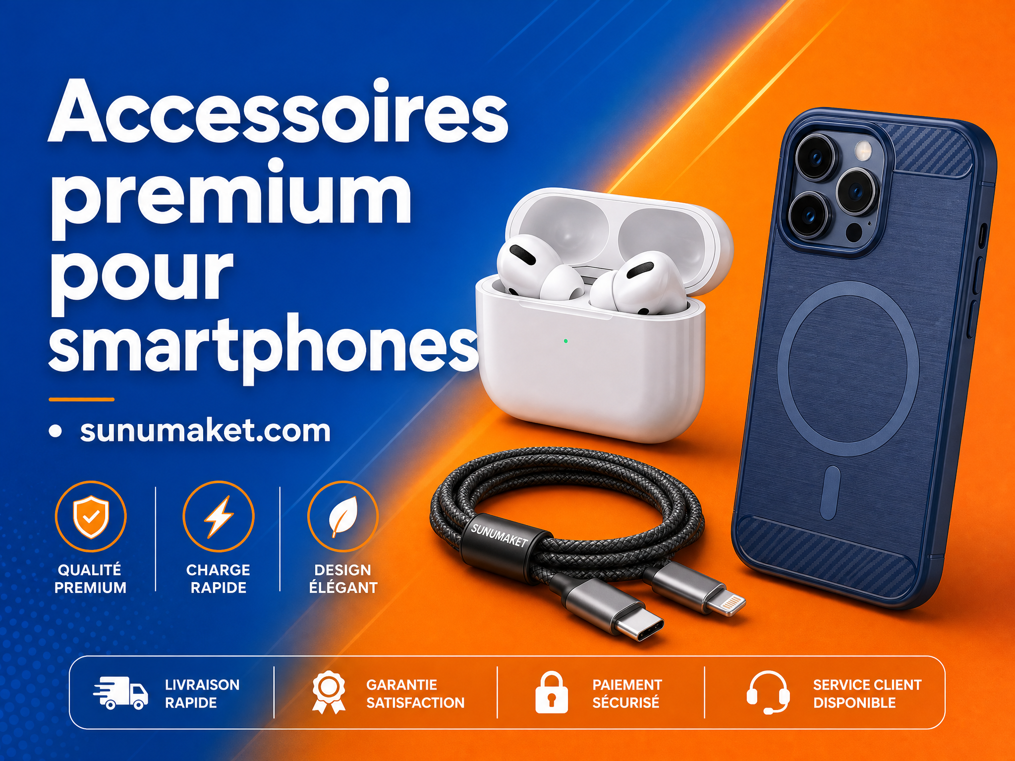 Accessoires premium pour smartphones