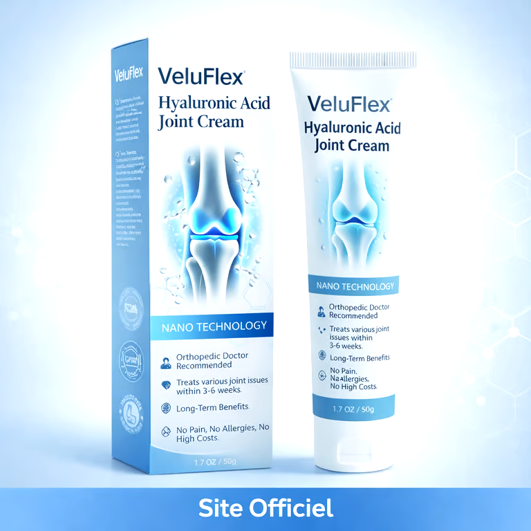 VeluFlex Gelenkcreme wird aufgetragen