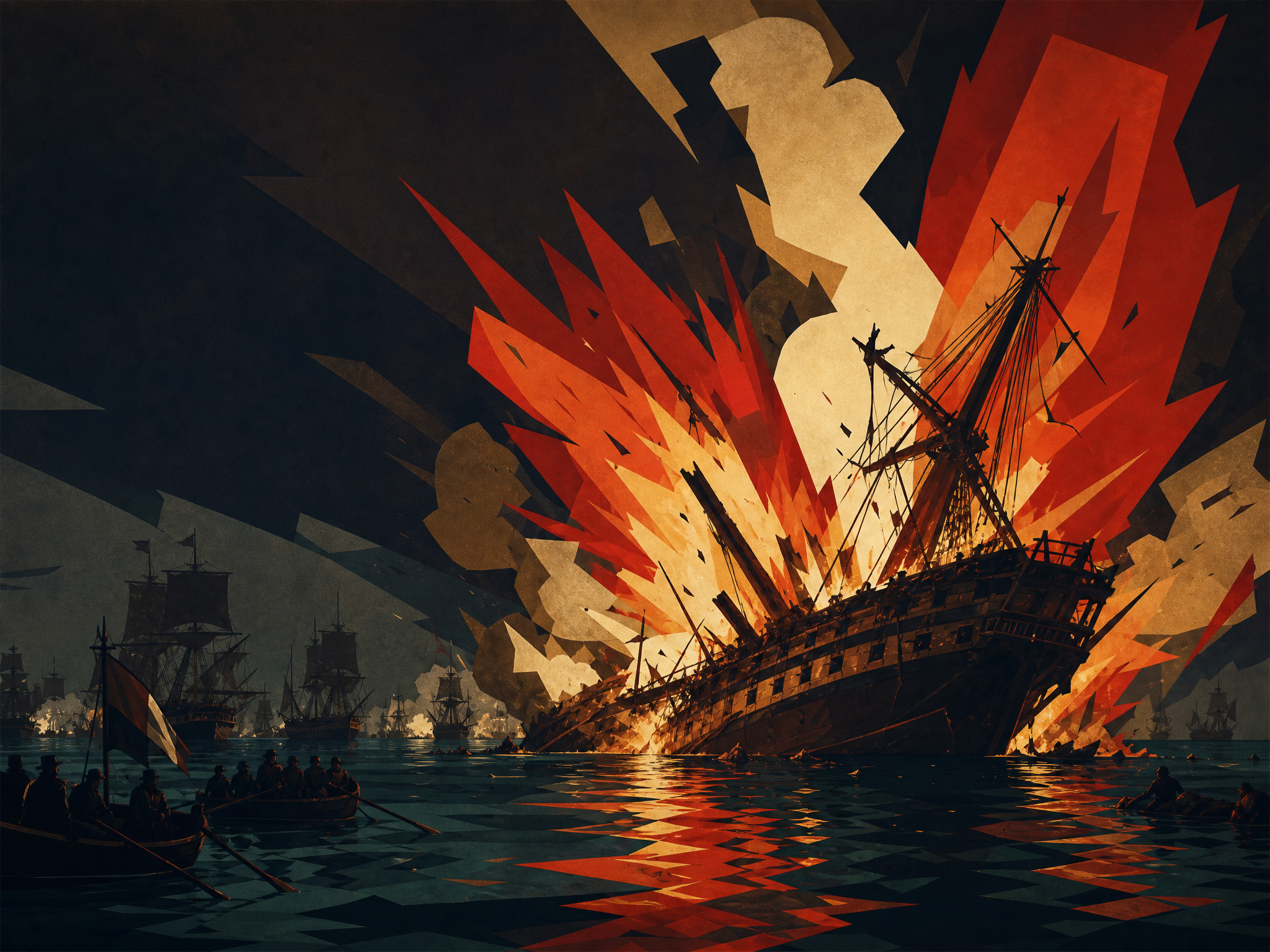 La Bataille du Nil — Destruction de L'Orient