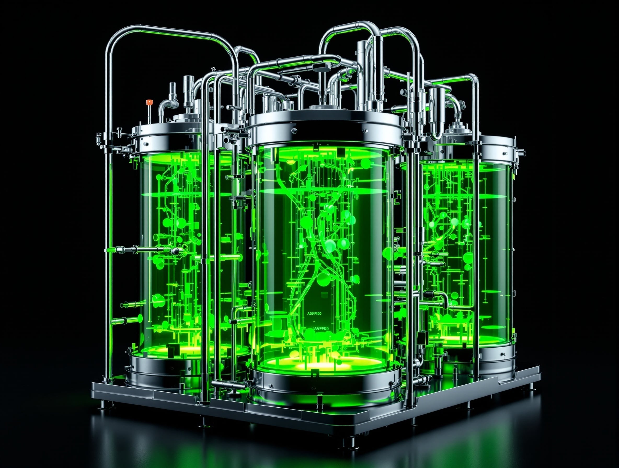 3D bioreactor visualization for cellular protein production