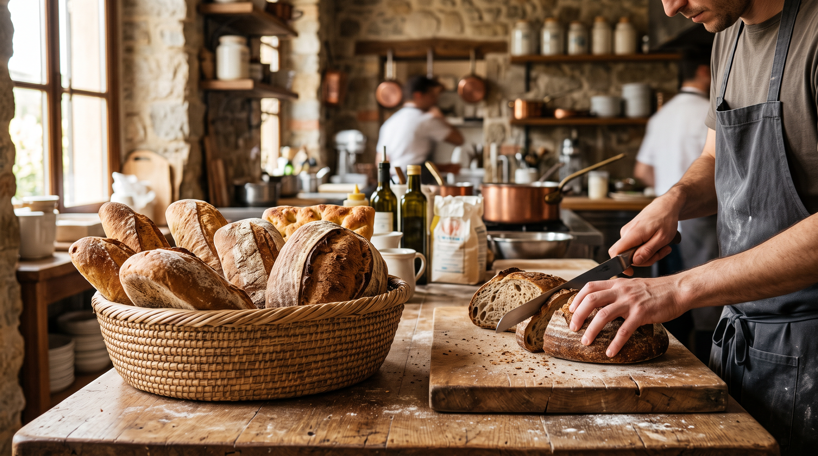 Il pane al ristorante: farlo, comprarlo, non sprecarlo