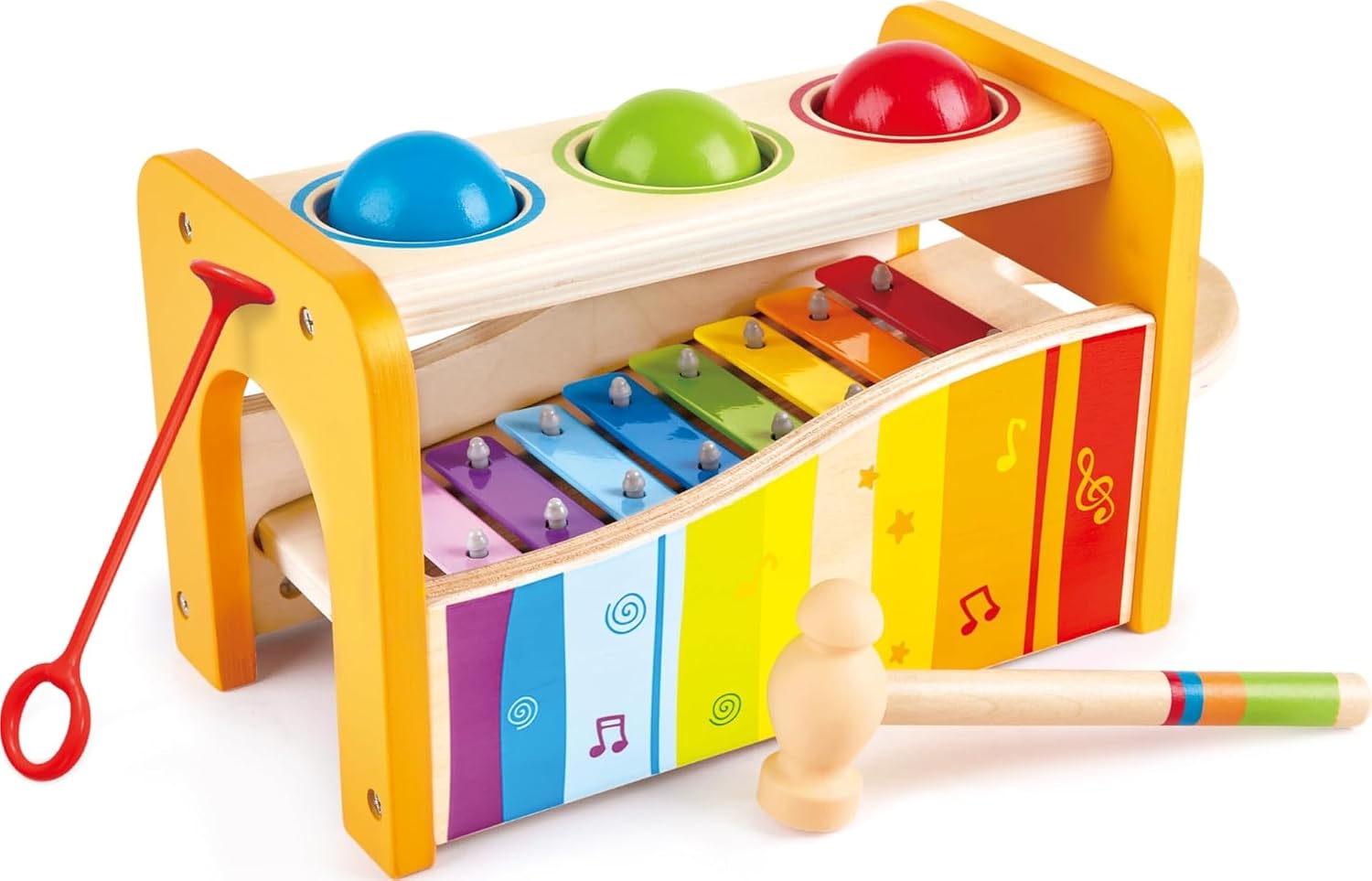 Hape Pound & Tap Bench with Xylophone — speech development toy