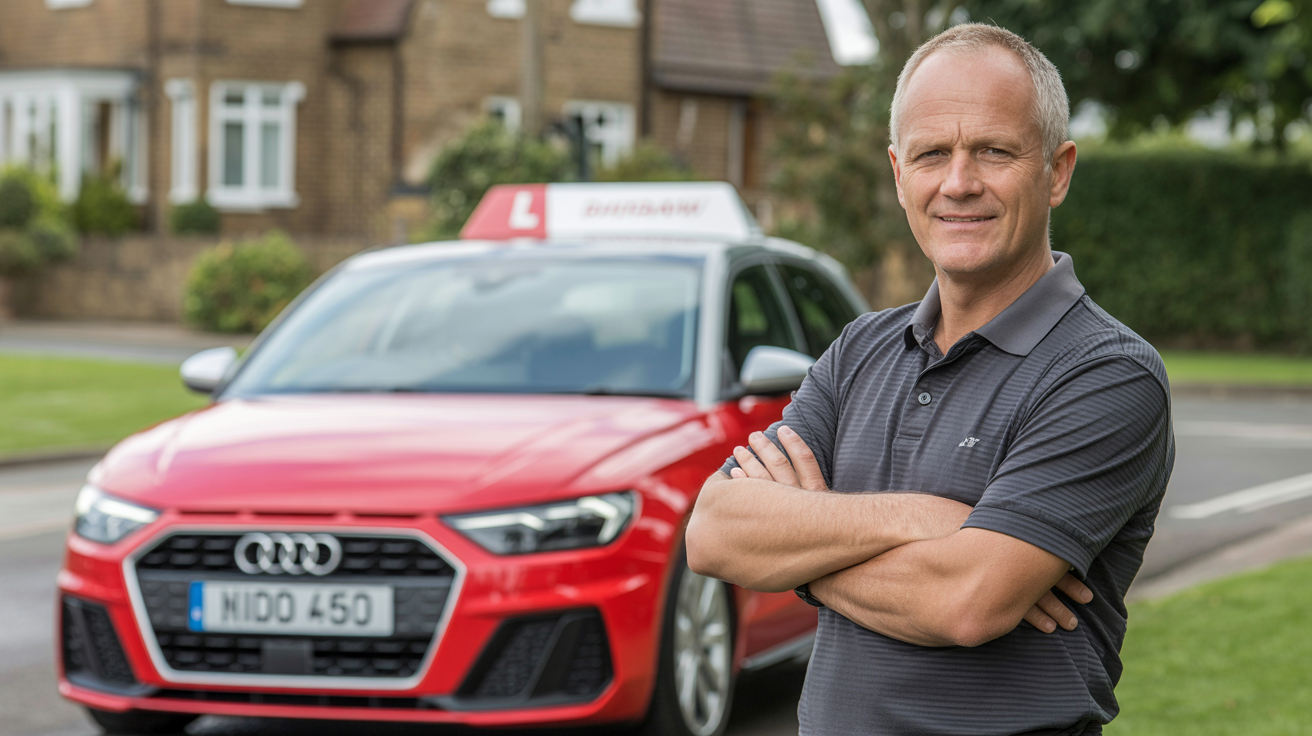 John Spalding, Grade A Driving Instructor with Audi A1