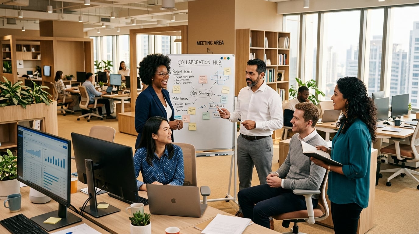 A diverse, skilled Polydamas team at work