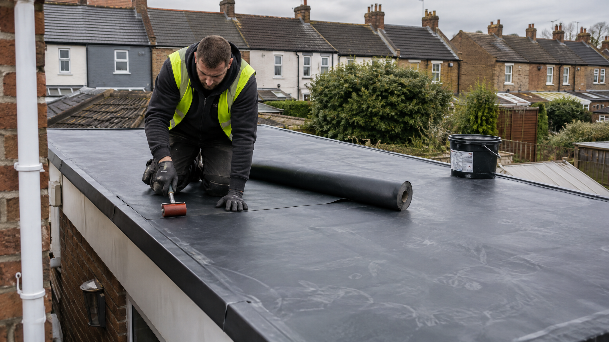 Flat Roofing project 3 in Cardiff