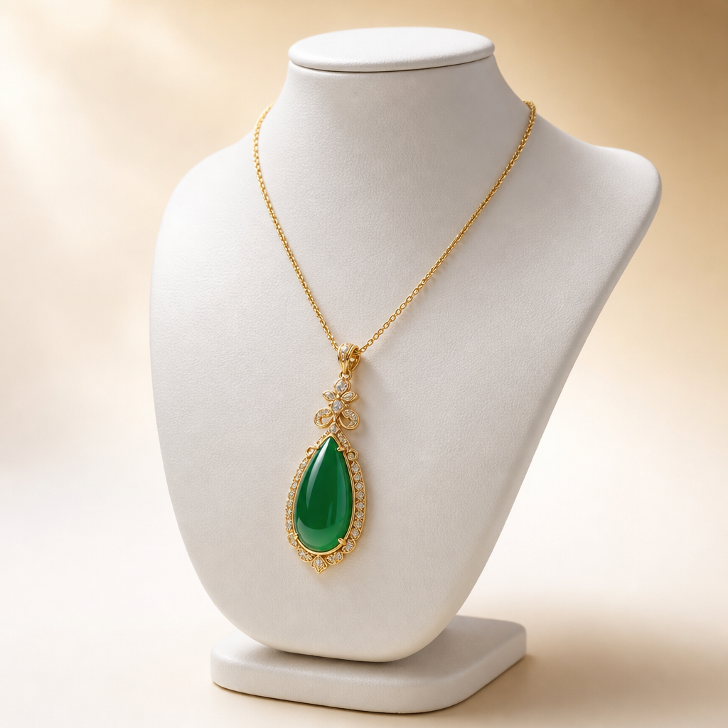 Imperial Jade Cascade Necklace